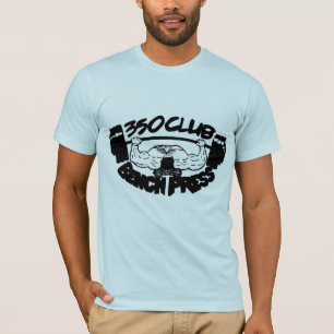 T-shirt américain de base d'habillement de banc à