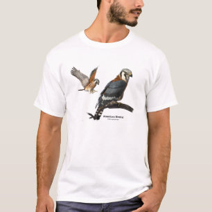 T-shirt américain de crécerelle