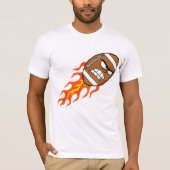 T-Shirt Américain De Football Sur Les Pompiers (Devant)