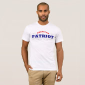 T-shirt américain de graphique de patriote (Devant entier)