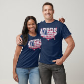 T-shirt américain de la parole de 47ers 47% Romney (Unisexe)