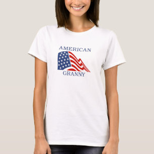 T-shirt américain de mamie