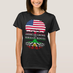 T-shirt Américain de naissance avec des racines perses Amé