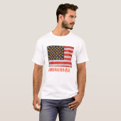 T-shirt américain de tarte (Devant entier)