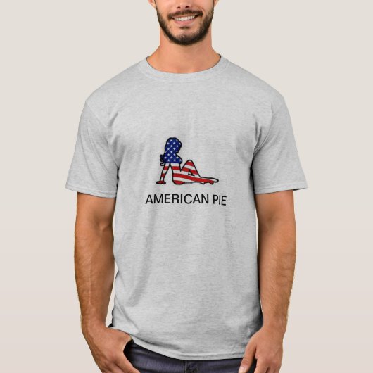 T-shirt américain de tarte (Devant)