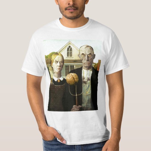 T-shirt américain de vampires (Devant)
