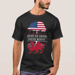 T-shirt Américain développé avec la conception du Pays de