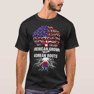 T-shirt Américain développé avec les racines coréennes