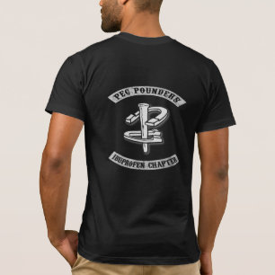 T-shirt américain d'habillement de tangage en fer