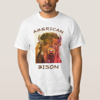 T-shirt américain du bison Buffalo