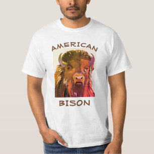 T-shirt américain du bison Buffalo