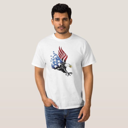 T-shirt Américain Eagle (Devant entier)