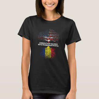 T-shirt Américain élevé avec des racines roumaines