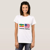 T-shirt Américain éthiopien (Devant entier)