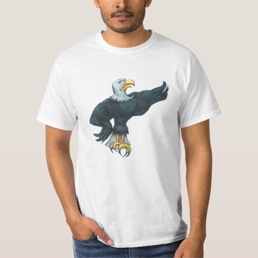 T-shirt Américain féroce Eagle (Devant)