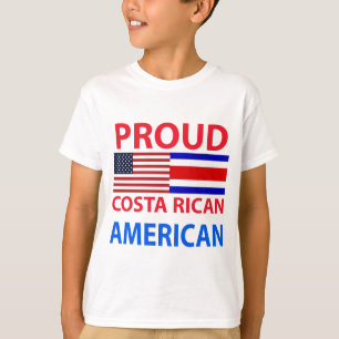 T-shirt Américain fier de Rican de côte