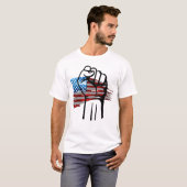 T-SHIRT AMÉRICAIN FIÈRE (Devant entier)