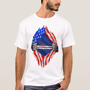 T-shirt américain fort cap-verdien
