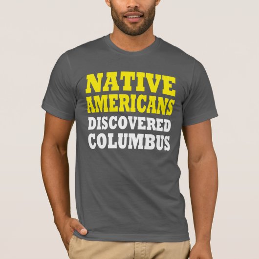 T-shirt Américain indigène (Devant)