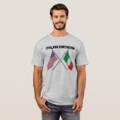 T-shirt Américain italien (Devant entier)
