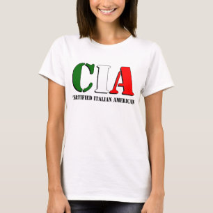 T-shirt Américain italien certifié