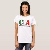 T-shirt Américain italien certifié (Devant entier)