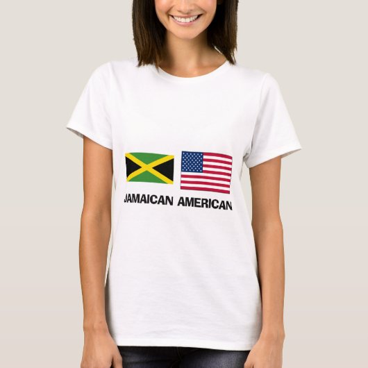 T-shirt Américain jamaïcain (Devant)