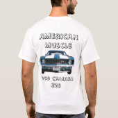 T-shirt Américain Muscle, Camaro 1969 Z28 (Dos)