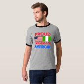 T-shirt Américain nigérien fier (Devant entier)