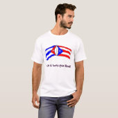 T-shirt Américain portoricain cubain (Devant entier)