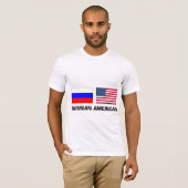 T-shirt Américain russe (Devant entier)
