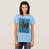 T-shirt Américain Saddlebred (Devant entier)