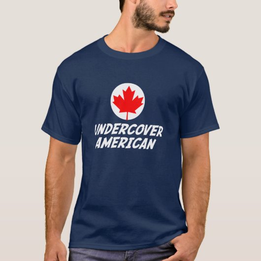 T-shirt Américain secret (Devant)