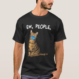 T-shirt Américain Shorthair Ew Personnes Chat Portant Le M