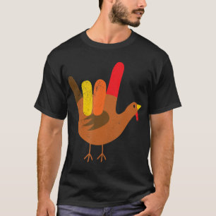 T-shirt Américain, Signe, Langue, Heureux, Action de grâce