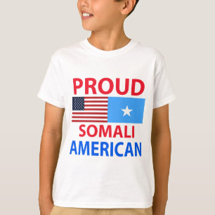 T-shirt Américain somalien fier