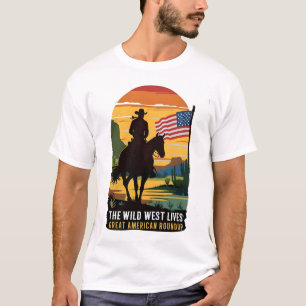 t-shirt américain, vêtements occidentaux pour