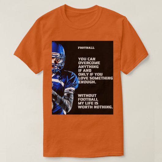 T-shirt américain vous pouvez vaincre n'importe quoi si et (Design devant)