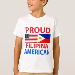 T-shirt Américaine fière de Philippine