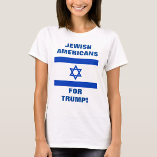 T-SHIRT AMÉRICAINS JUIFS POUR TRUMP !