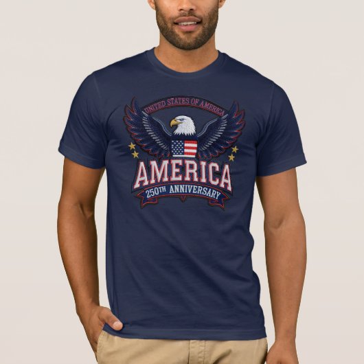 T-shirt American 250th Celebration Shirt (Devant)