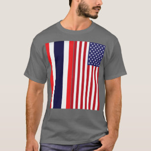 T-shirt American Asia Lover Cadeau Thaïlande