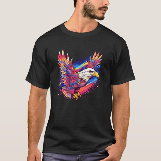 T-shirt American Bald Eagle Hommes Femmes Enfants_1 (Devant)