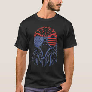 T-shirt American Bald Eagle Usa Drapeau 4 juillet Eagle Us