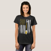T-shirt American Beer Flag International Beer Day (Devant entier)