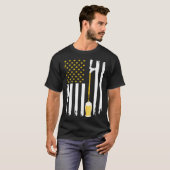 T-shirt American Beer Flag International Beer Day (Devant entier)