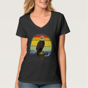 T-shirt American Blad Eagle Vintage Bird Wildlife