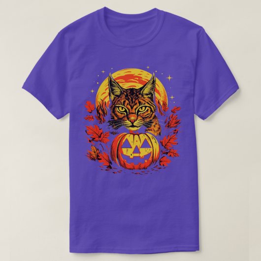 T-shirt American Bobcat Halloween (Design devant)