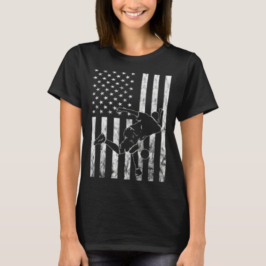 T-shirt American Bowling Strike Bowler Bowling Pin Bowling (Devant)
