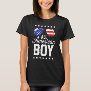 T-shirt American Boy America Independence Day Patriot US